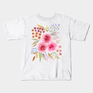 Floral watercolor Kids T-Shirt